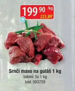 Qanto Srnčí maso na guláš nabídka