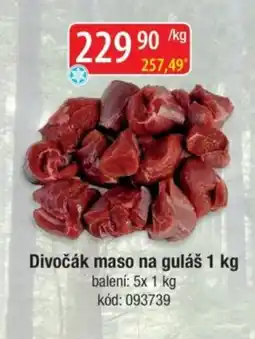Qanto Divočák maso na guláš nabídka