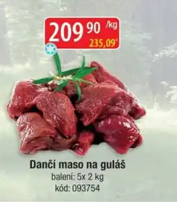 Qanto Dančí maso na guláš nabídka