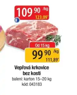 Qanto Vepřová krkovice bez kosti nabídka