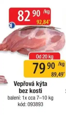 Qanto Vepřová kýta bez kosti nabídka