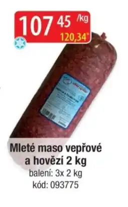 Qanto Mleté maso vepřové a hovězí nabídka