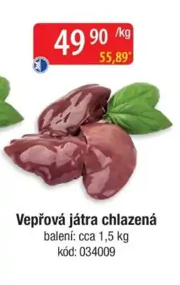 Qanto Vepřová játra chlazená nabídka