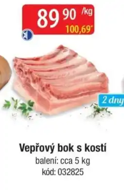 Qanto Vepřový bok s kostí nabídka