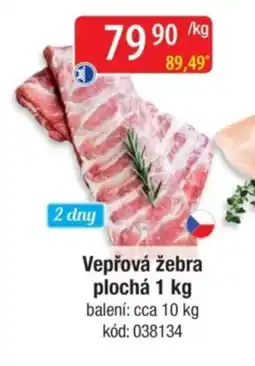 Qanto Vepřová žebra plochá nabídka