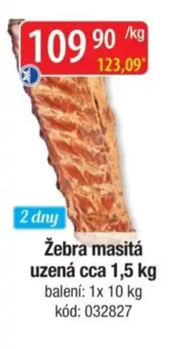Qanto Žebra masitá uzená nabídka