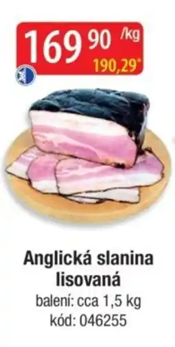 Qanto Anglická slanina lisovaná nabídka