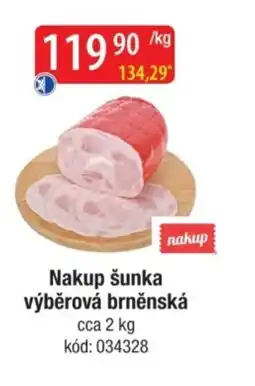 Qanto Nakup šunka výběrová brněnská nabídka