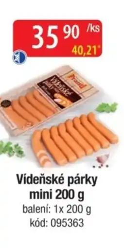 Qanto Vídeňské párky mini nabídka