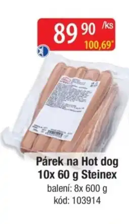 Qanto Párek na hot dog nabídka