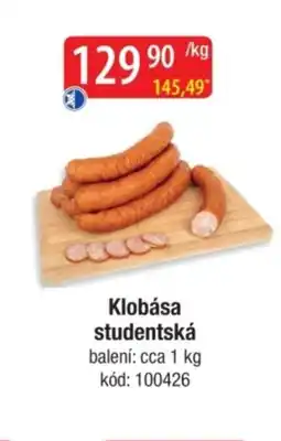 Qanto Klobása studentská nabídka