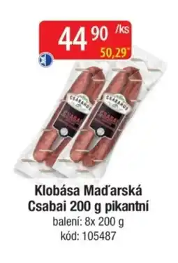 Qanto Klobása maďarská csabai nabídka