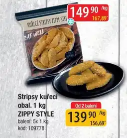 Qanto Stripsy kuřecí obal nabídka