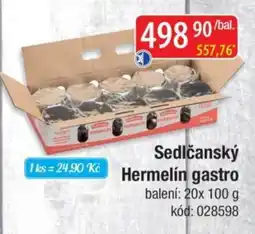 Qanto Sedlčanský hermelín gastro nabídka