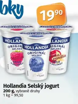 COOP TIP Hollandia Selský jogurt nabídka