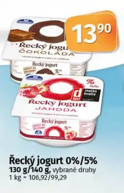 COOP TIP Řecký jogurt 0%/5% nabídka