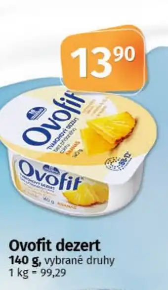 COOP TIP Ovofit dezert nabídka