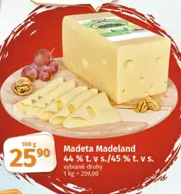 COOP TIP Madeta Madeland 44 % t. v s./45 % t. v s. nabídka