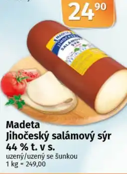 COOP TIP Madeta Jihočeský salámový sýr 44% t.v.s nabídka