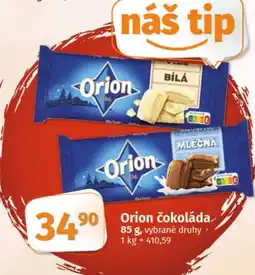 COOP TIP Orion čokoláda nabídka