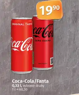 COOP TIP Coca-Cola/Fanta nabídka