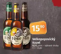 COOP TIP Velkopopovický Kozel nabídka