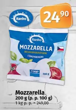 COOP TIP Ranko Mozzarella nabídka