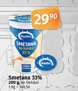 COOP TIP Ranko Smetana 33% nabídka
