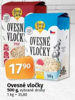 COOP TIP Ovesné vločky nabídka