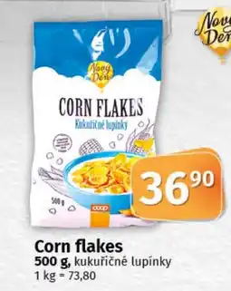 COOP TIP Corn flakes nabídka
