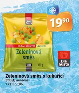 COOP TIP Zeleninová směs s kukuřicí nabídka