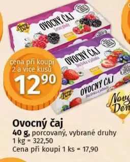 COOP TIP Ovocný čaj nabídka