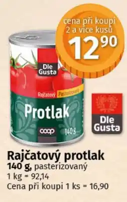 COOP TIP Rajčatový protlak nabídka
