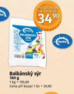 COOP TIP Balkánský sýr nabídka