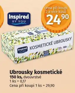 COOP TIP Ubrousky kosmetické nabídka