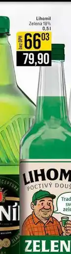 Jip Lihomil Zelená 18% 0,5l nabídka