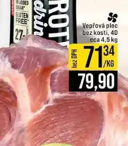 Jip Vepřová plec bez kosti, 4D cca 4,5 kg 1kg nabídka