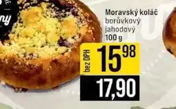 Jip Moravský koláč borůvkový jahodový 100 g nabídka