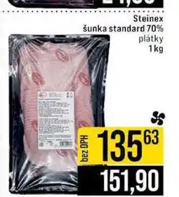 Jip Steinex šunka standard 70% plátky 1kg nabídka