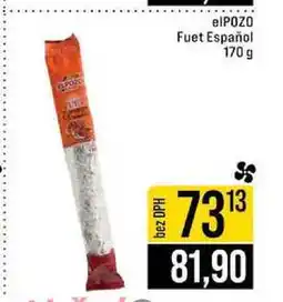 Jip elPOZO Fuet Español 170 g nabídka
