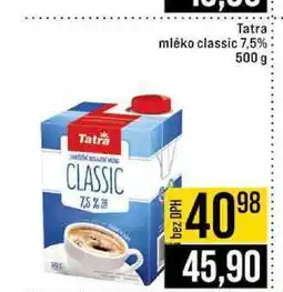 Jip Tatra mléko classic 7,5% 500 g nabídka