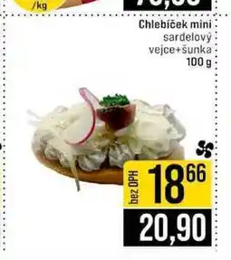 Jip Chlebíček mini sardelový vejce+šunka 100 g nabídka