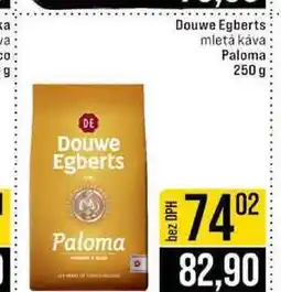 Jip Douwe Egberts mletá káva Paloma 250g nabídka