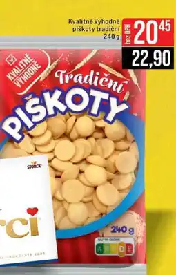 Jip Kvalitně Výhodně piškoty tradiční 240 g nabídka