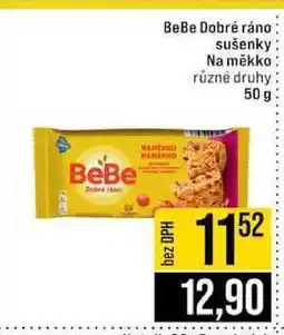 Jip BeBe Dobré ráno sušenky Na měkko různé druhy 50 g nabídka