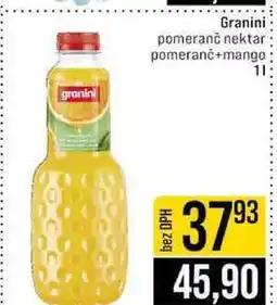 Jip Granini pomeranč nektar pomeranč+mango 1l nabídka