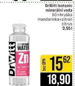 Jip DrWitt Isotonic minerální voda liči+hruška mandarinka+citron citrus 0,55l nabídka