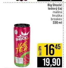 Jip Big Shock! ledový čaj malina hruška broskev 330 ml nabídka