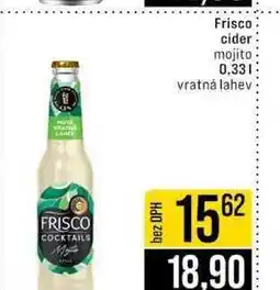 Jip Frisco cider mojito 0,33l nabídka