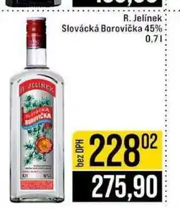 Jip R. Jelínek Slovácká Borovička 45% 0,7l nabídka